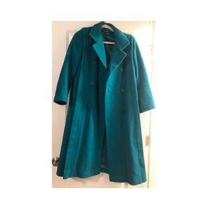 Blue Wool Coat